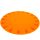 Hey-Sign BigDot 120 Teppich mit Randstanzung, orange