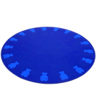 Hey-Sign BigDot 120 Teppich mit Randstanzung, blau