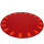 Hey-Sign BigDot 120 Teppich mit Randstanzung, rot