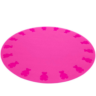Hey-Sign BigDot 120 Teppich mit Randstanzung, rosa