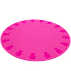 Hey-Sign BigDot 120 Teppich mit Randstanzung, rosa
