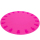 Hey-Sign BigDot 150 Teppich mit Randstanzung, rosa