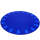 Hey-Sign BigDot 180 Teppich mit Randstanzung, blau