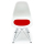 Sitzauflage Eames Sidechair rot