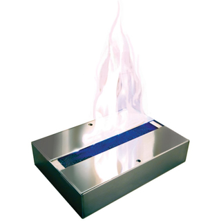 Radius Pure Flame Brennkammer 1,7 L, 29 x 20 x 6,5 cm, Edelstahl poliert