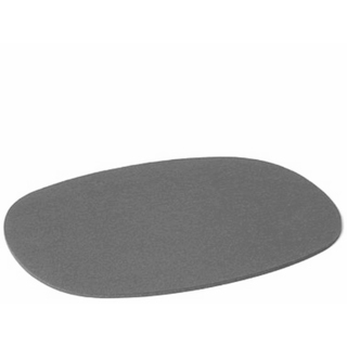 Tischset oval, 3 mm, hellgrau, Verpackung 4 Stück