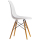 Vitra Eames Side Chair DSW, Gestell Ahorn, Schale weiss