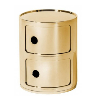 Componibili 2-er Container Gold metallic
