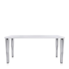 Kartell TopTop Tisch 190 x 90 cm, weiss glänzend