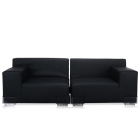 Kartell Plastics Sofa 2-sitzig, schwarz