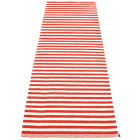 Pappelina Duo Teppich, 85 x 260 cm, coral red - vanilla