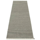 Pappelina Mono Teppich, 85 x 260 cm, warm grey - charcoal