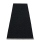 Pappelina Mono Teppich, 85 x 260 cm, black