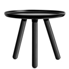 NC Tablo Tisch rund 50 cm, schwarz / schwarz