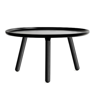 NC Tablo Tisch rund 78 cm, schwarz / schwarz