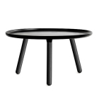 NC Tablo Tisch rund 78 cm, schwarz / schwarz