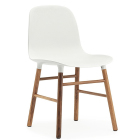 NC Form Chair, nußbaum / weiss