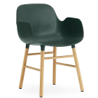 NC Form Armchair, Eiche / grün