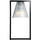 Kartell Light-Air Tischleuchte, schwarz-glasklar