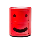 Kartell Componibili Smile 1, Container rot
