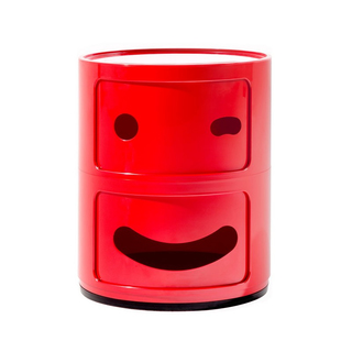 Kartell Componibili Smile 3, Container rot