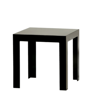Kartell Jolly Tisch, schwarz glänzend