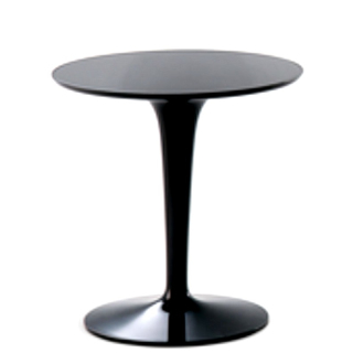 Kartell TipTop Tisch mono, schwarz glänzend